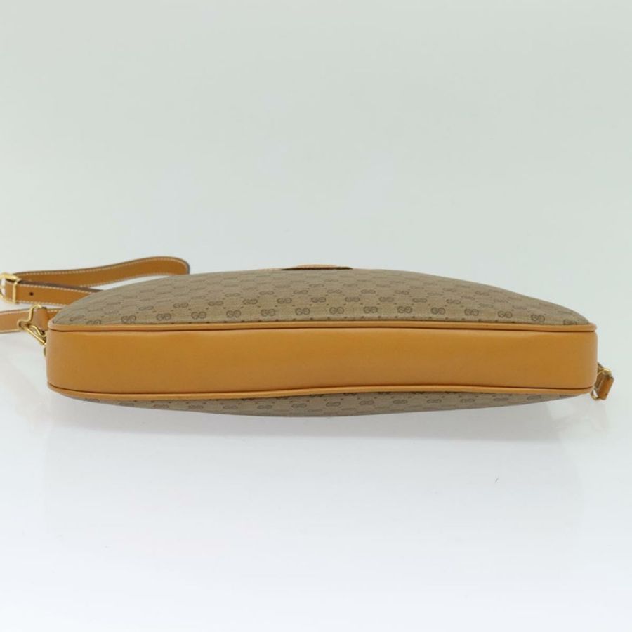 【日本直送】GUCCI Micro GG Supreme 單肩包 PVC 米色 金色 004 89 0262 正品 ep7836-4