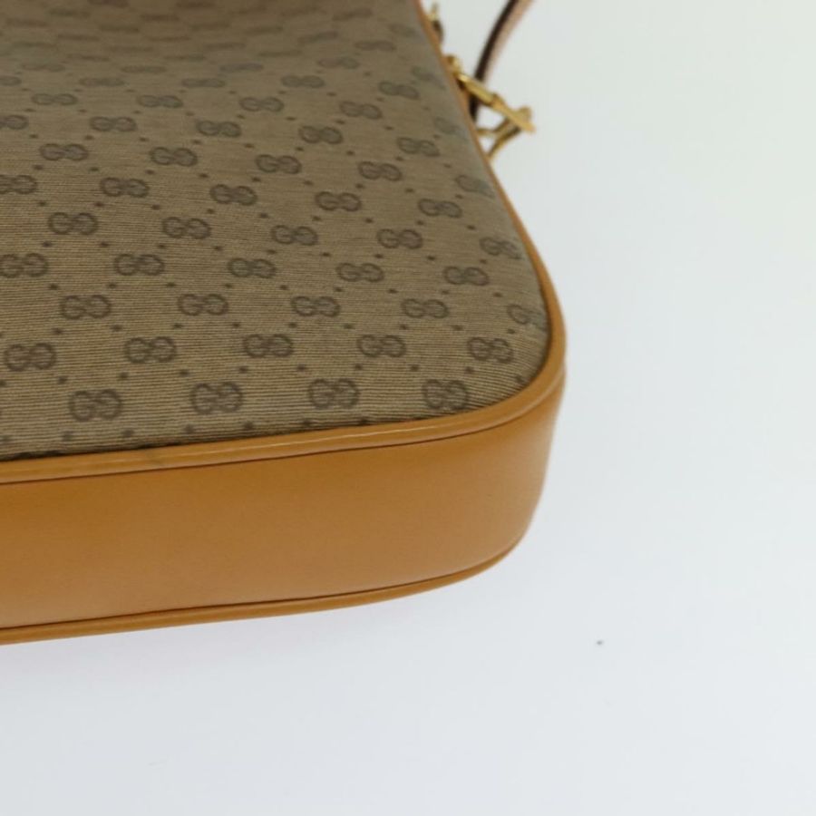 【日本直送】GUCCI Micro GG Supreme 單肩包 PVC 米色 金色 004 89 0262 正品 ep7836-15