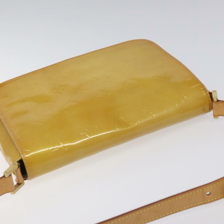 【日本直送】路易威登 Monogram Vernis Thompson Street Bag 米色 M91301 LV Auth ep7815-5