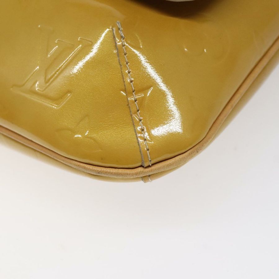 【日本直送】路易威登 Monogram Vernis Thompson Street Bag 米色 M91301 LV Auth ep7815-8