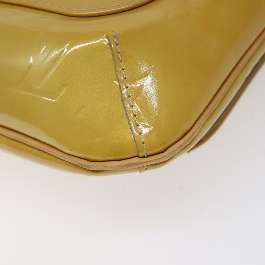 【日本直送】路易威登 Monogram Vernis Thompson Street Bag 米色 M91301 LV Auth ep7815-14