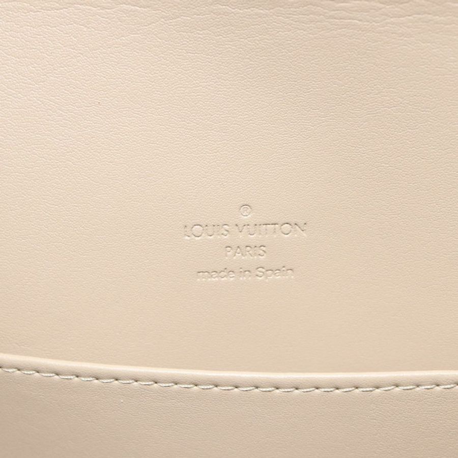 【日本直送】路易威登 Monogram Vernis Thompson Street Bag 米色 M91301 LV Auth ep7815-16