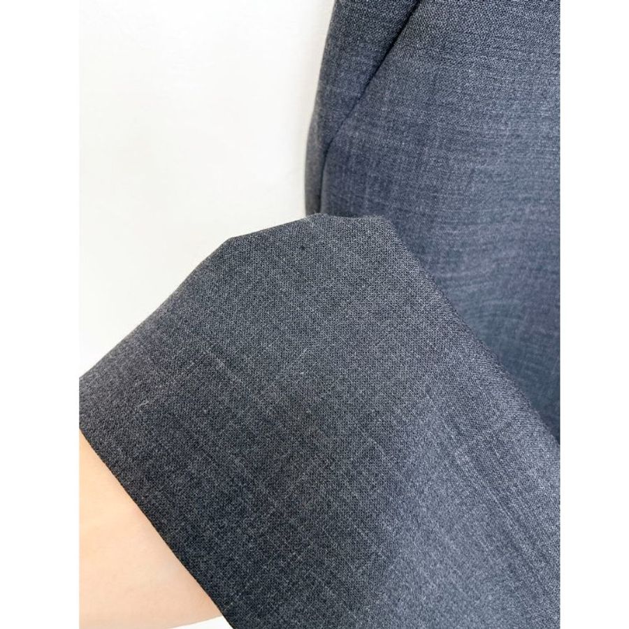TORY BURCH 鐵灰小圓釦商務洋裝 4/36/M-7