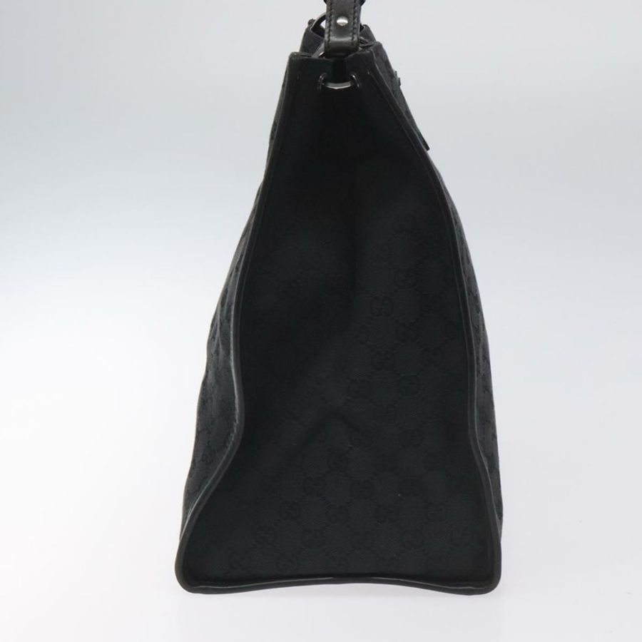 【日本直送】GUCCI GG帆布托特包 黑色 銀色 109101 正品 nb119-3