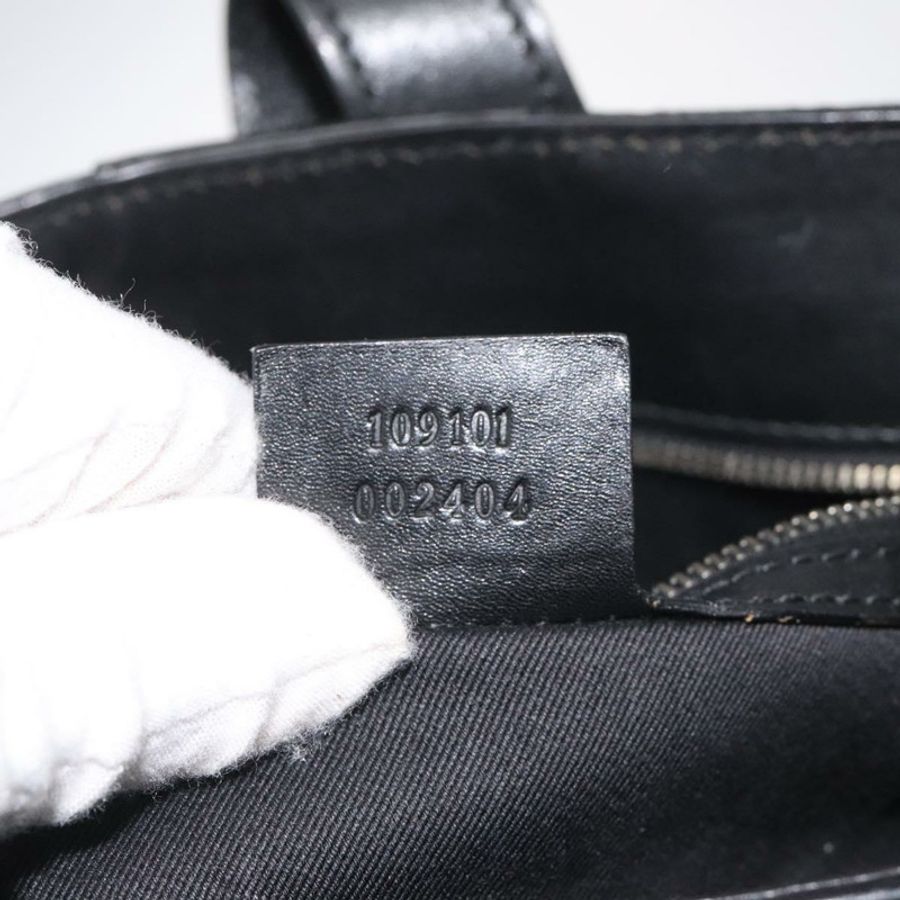 【日本直送】GUCCI GG帆布托特包 黑色 銀色 109101 正品 nb119-11