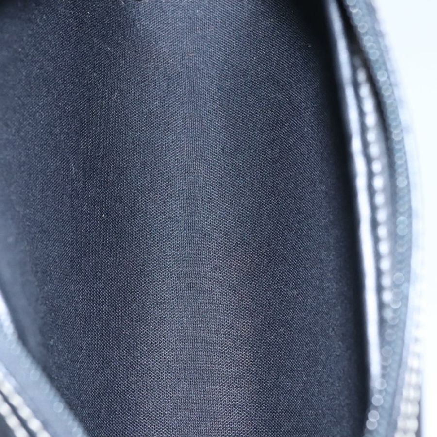 【日本直送】Christian Dior 蜂巢帆布手拿包 PVC 皮革 黑色 銀色 正品 ti2892-9