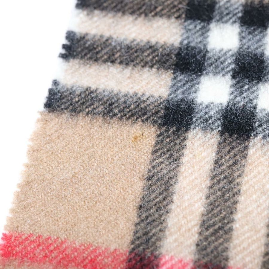 【日本直送】Burberrys Nova Check Scarf Cashmere Brown Auth am7873-7