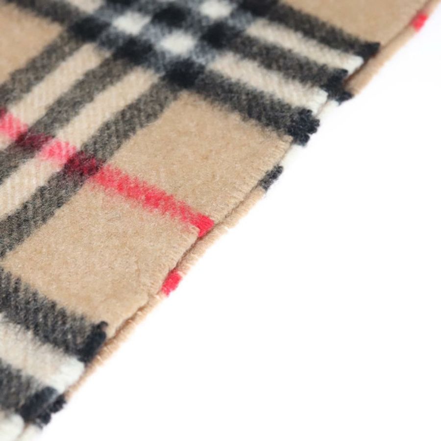 【日本直送】Burberrys Nova Check Scarf Cashmere Brown Auth am7804-6