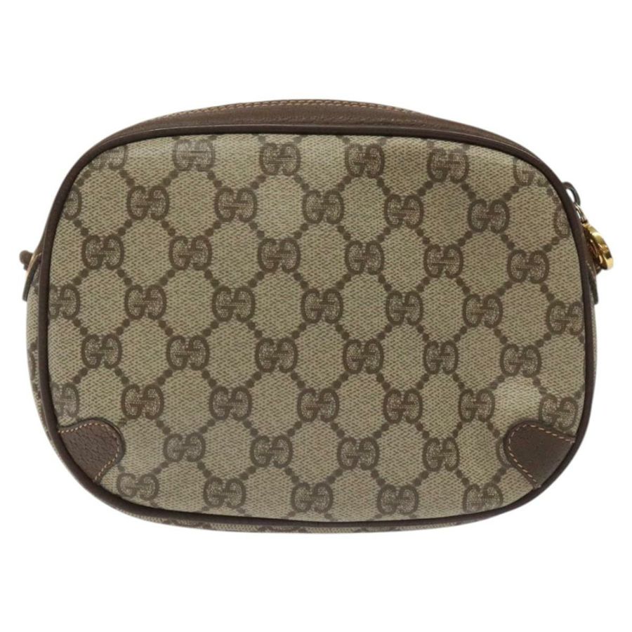 【日本直送】GUCCI GG Supreme Web Sherry Line 單肩包 PVC 米色 156 02 066 正品 BD958-1