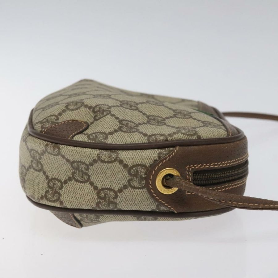 【日本直送】GUCCI GG Supreme Web Sherry Line 單肩包 PVC 米色 156 02 066 正品 BD958-2