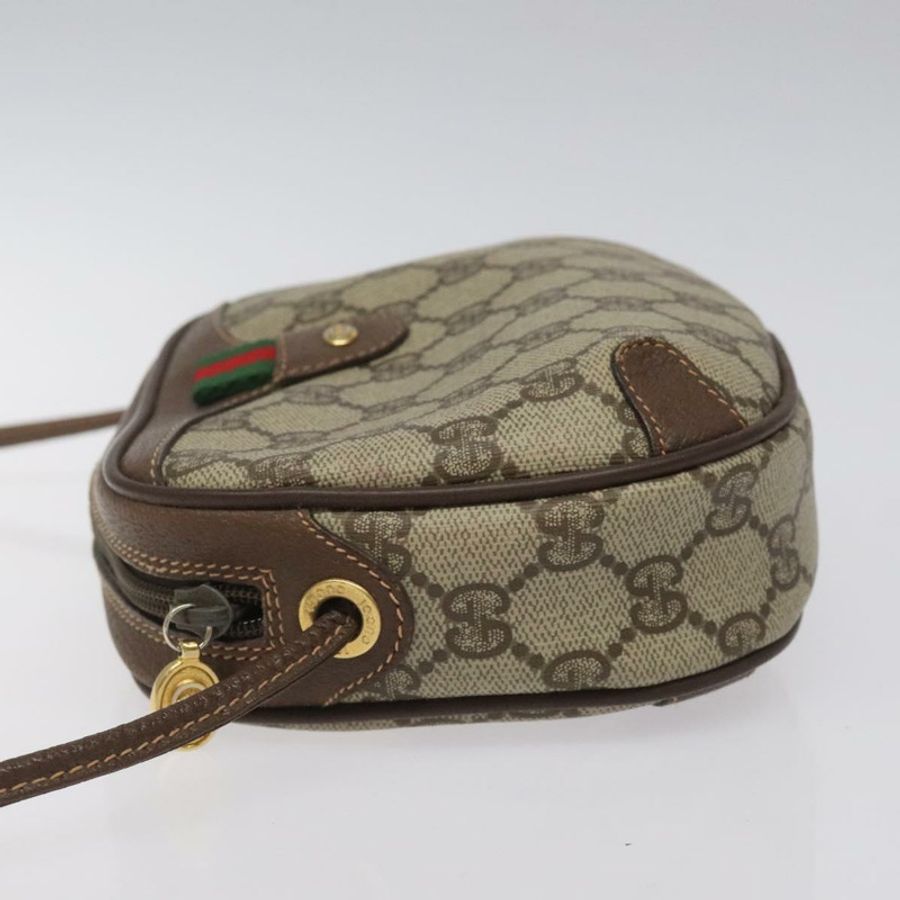 【日本直送】GUCCI GG Supreme Web Sherry Line 單肩包 PVC 米色 156 02 066 正品 BD958-3