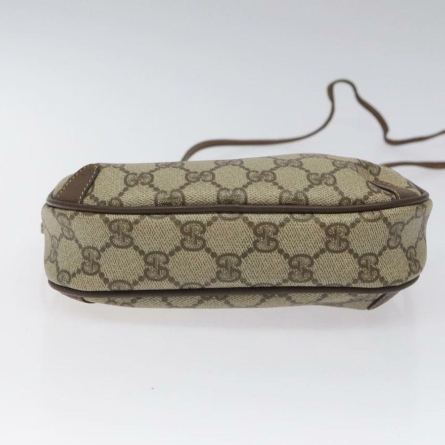 【日本直送】GUCCI GG Supreme Web Sherry Line 單肩包 PVC 米色 156 02 066 正品 BD958-4