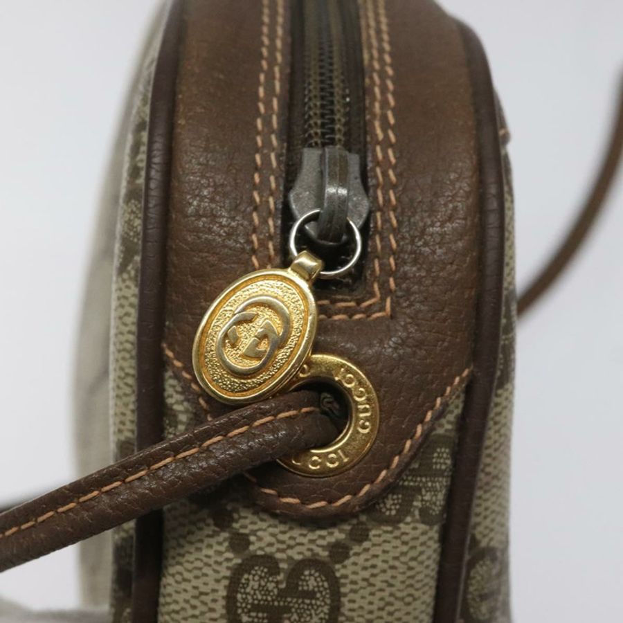 【日本直送】GUCCI GG Supreme Web Sherry Line 單肩包 PVC 米色 156 02 066 正品 BD958-9