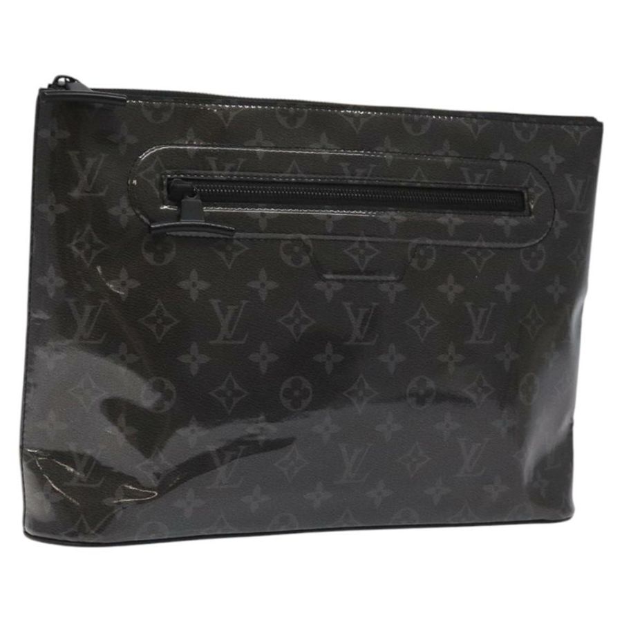 【日本直送】路易威登 Eclipse Glaze Pochette Cosmos 手拿包 M63373 LV Auth EC777-0