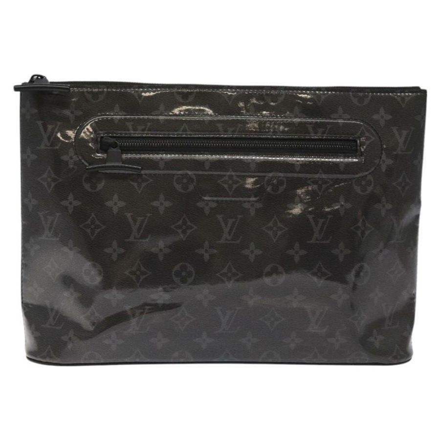 【日本直送】路易威登 Eclipse Glaze Pochette Cosmos 手拿包 M63373 LV Auth EC777-12