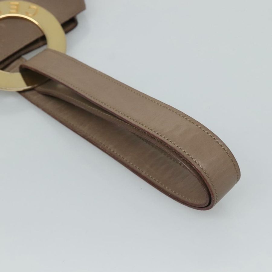 【日本直送】CELINE 棕色金色皮革肩背包,正品 EC529-6