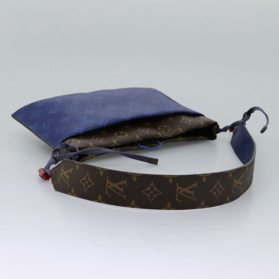 【日本直送】路易威登 Monogram Pacific Split Sacoche 肩背包 藍色 M43854 正品 KD201-6