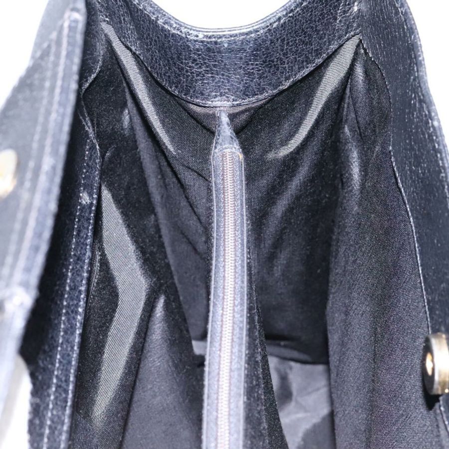 【日本直送】GUCCI 竹節手提包 皮革 黑色 金色 002 1095 0260 正品 ep7975-18