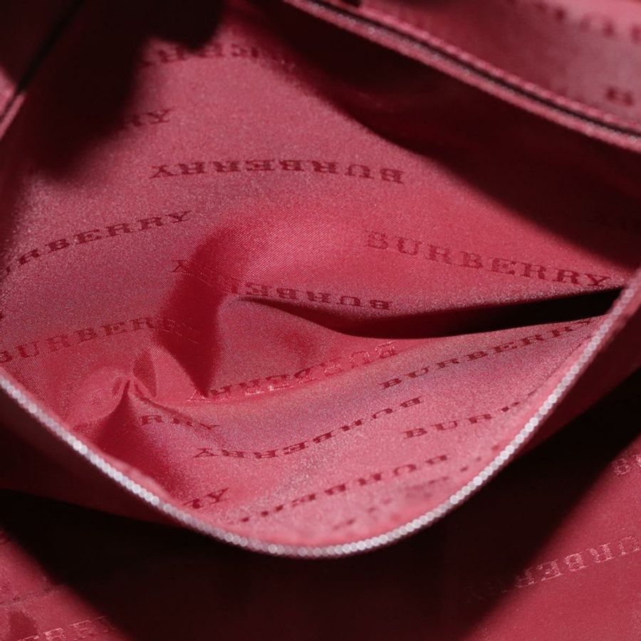 【日本直送】BURBERRY Nova 格紋手提包 尼龍 米色 銀色 正品 BD724-18