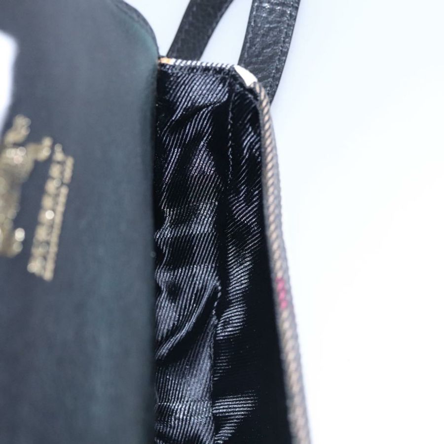 【日本直送】BURBERRY Nova 格紋單肩包帆布皮革米色黑色金色正品 BA620-16