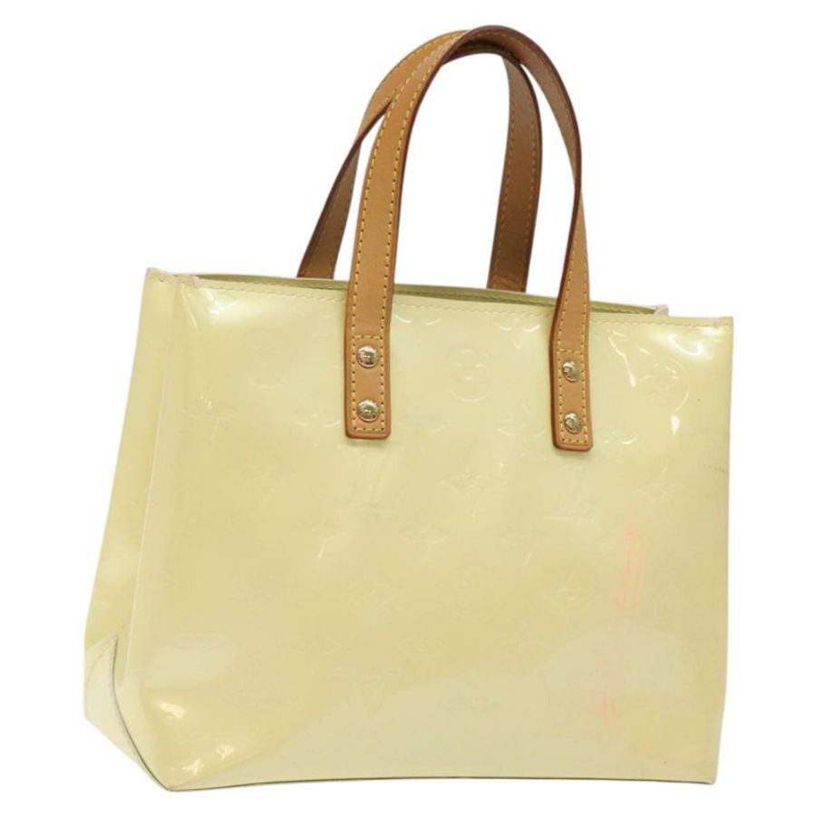 【日本直送】路易威登 Monogram Vernis Reade PM 手提包 Perle M91336 LV Auth BD693-0
