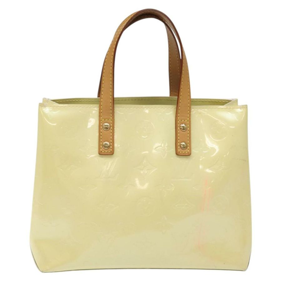 【日本直送】路易威登 Monogram Vernis Reade PM 手提包 Perle M91336 LV Auth BD693-12