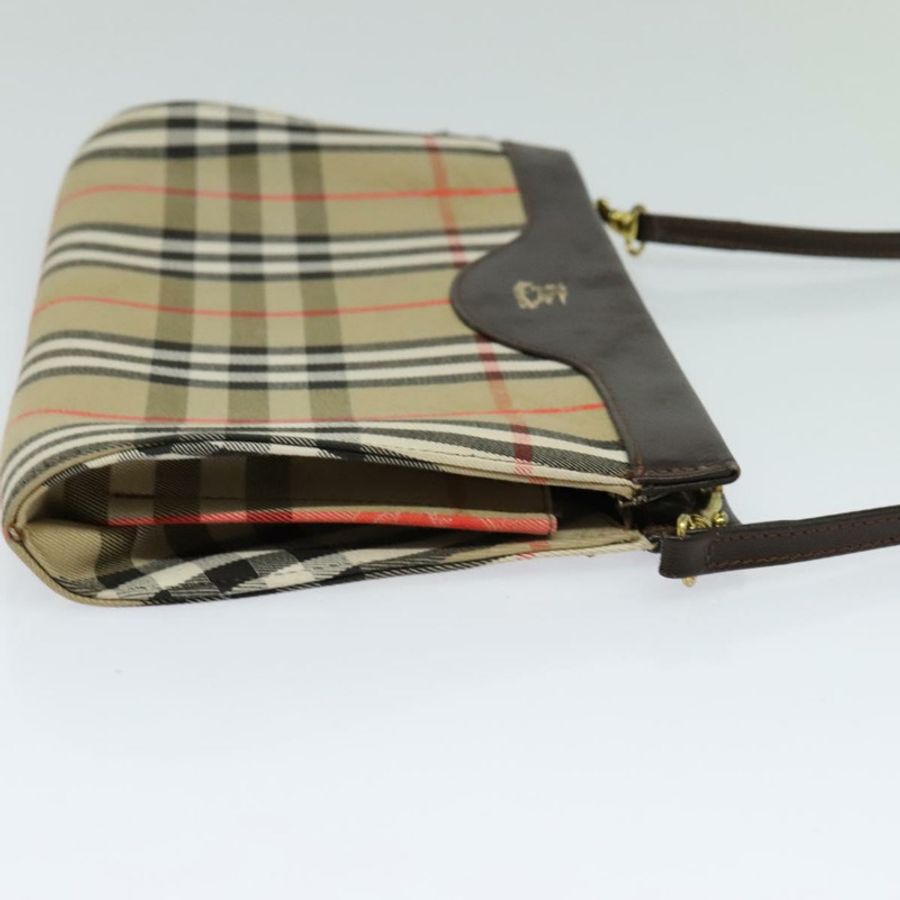 【日本直送】Burberrys Nova 格紋背包背包 米色 金色 正品 BA777-3
