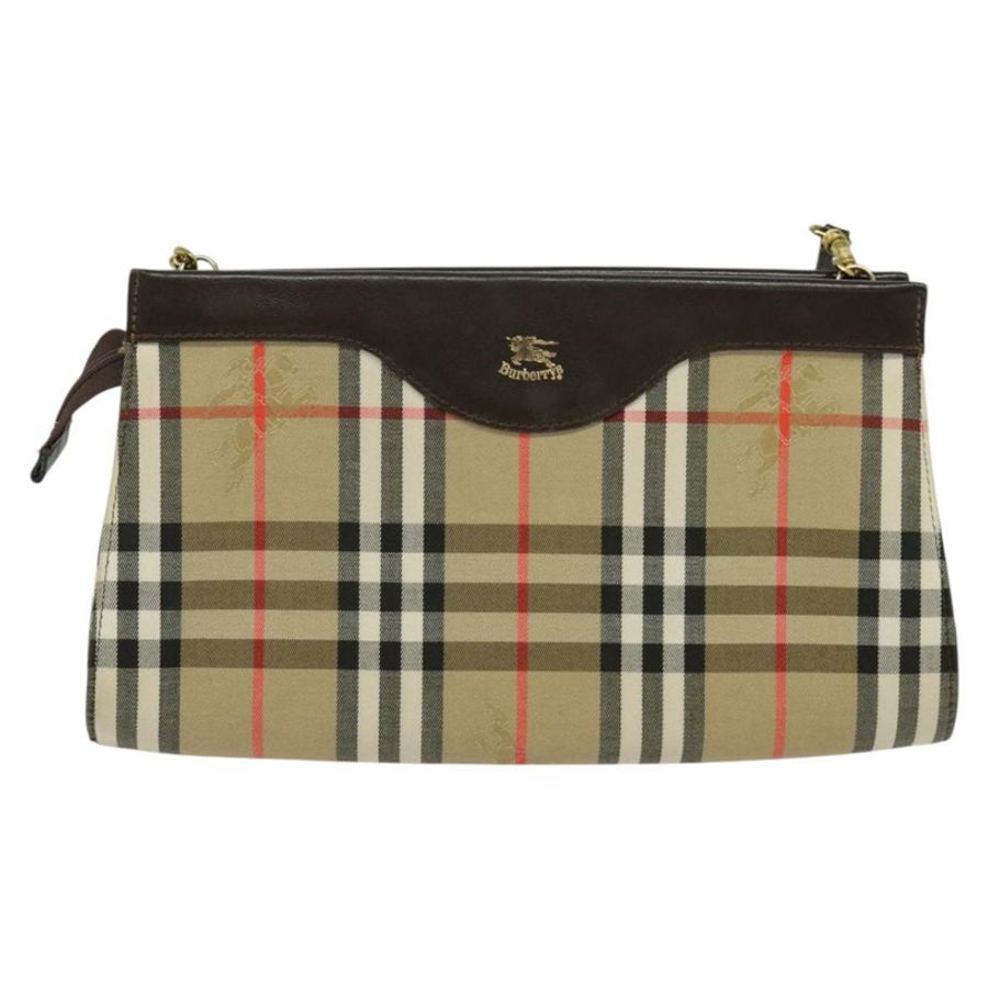 【日本直送】Burberrys Nova 格紋背包背包 米色 金色 正品 BA777-12