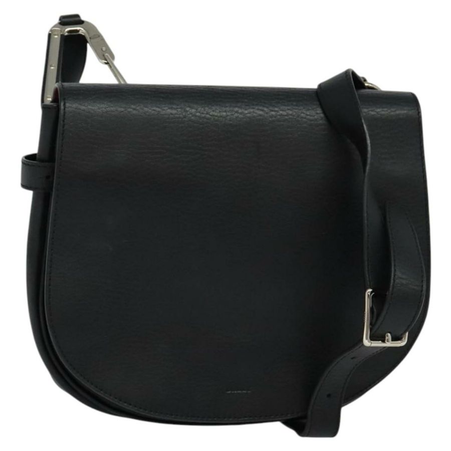 【日本直送】BALLY 黑色真皮單肩包 正品 sw183-0