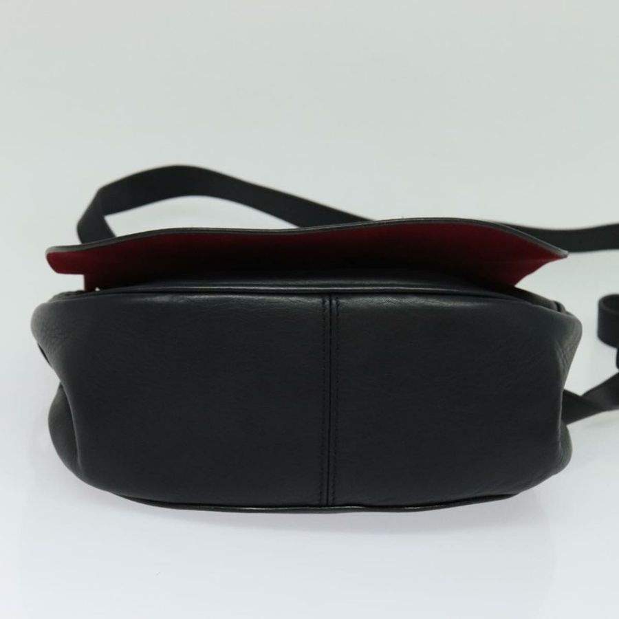 【日本直送】BALLY 黑色真皮單肩包 正品 sw183-4