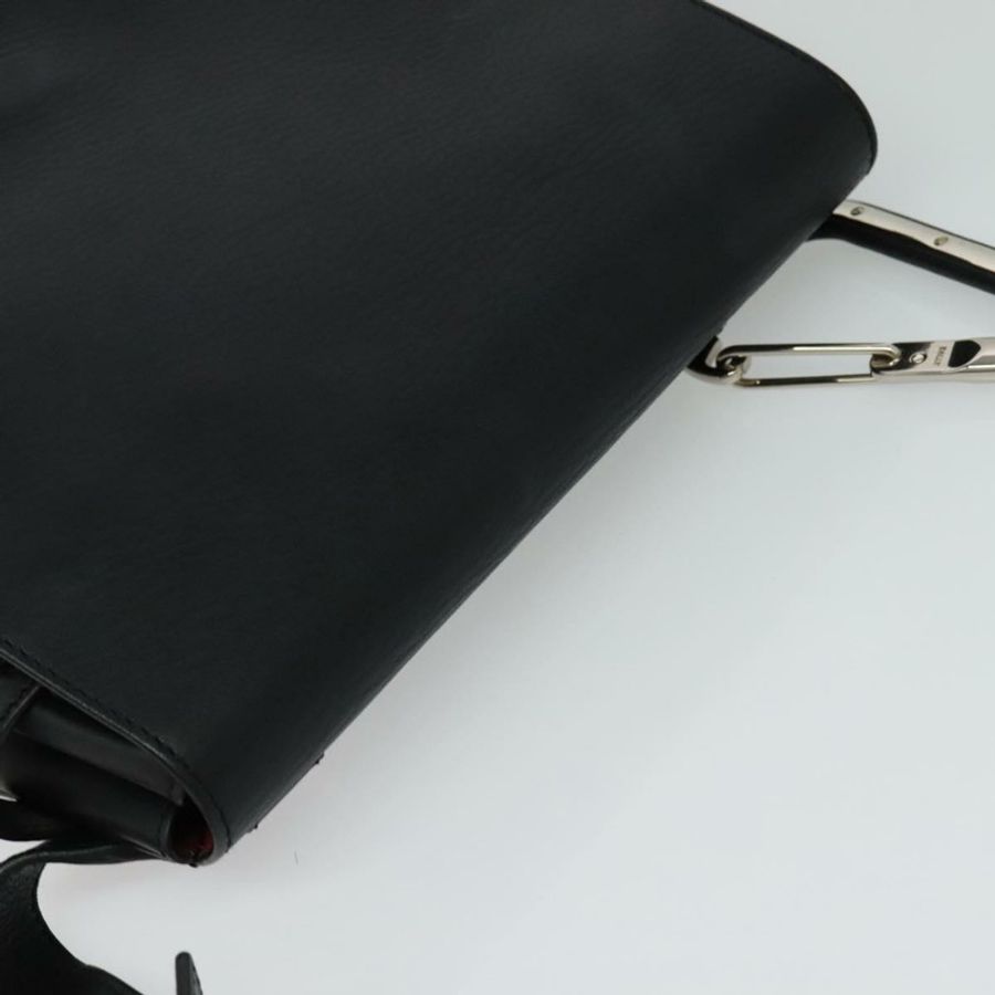 【日本直送】BALLY 黑色真皮單肩包 正品 sw183-5