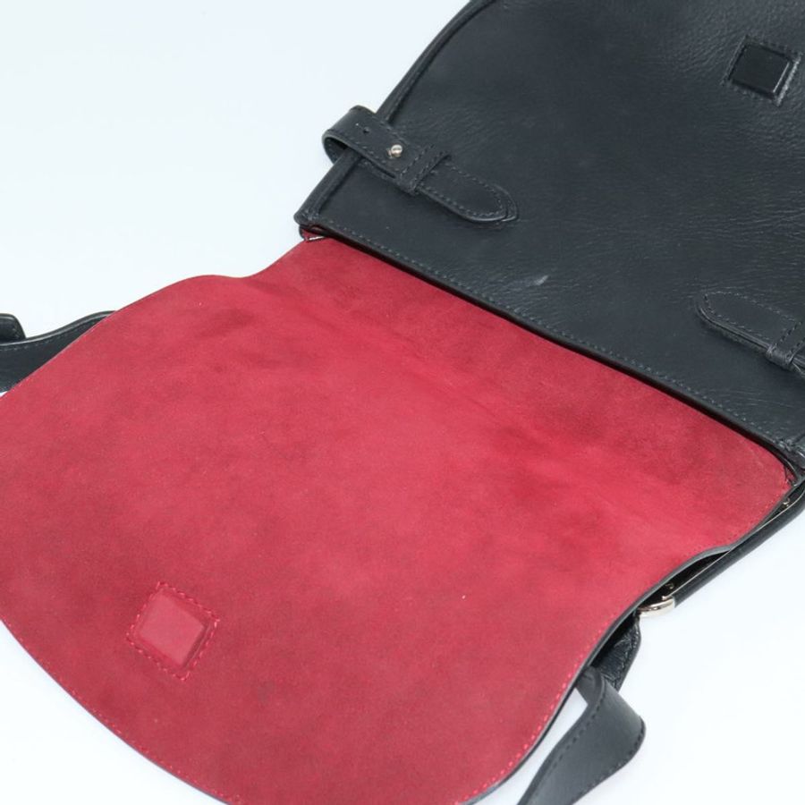 【日本直送】BALLY 黑色真皮單肩包 正品 sw183-8