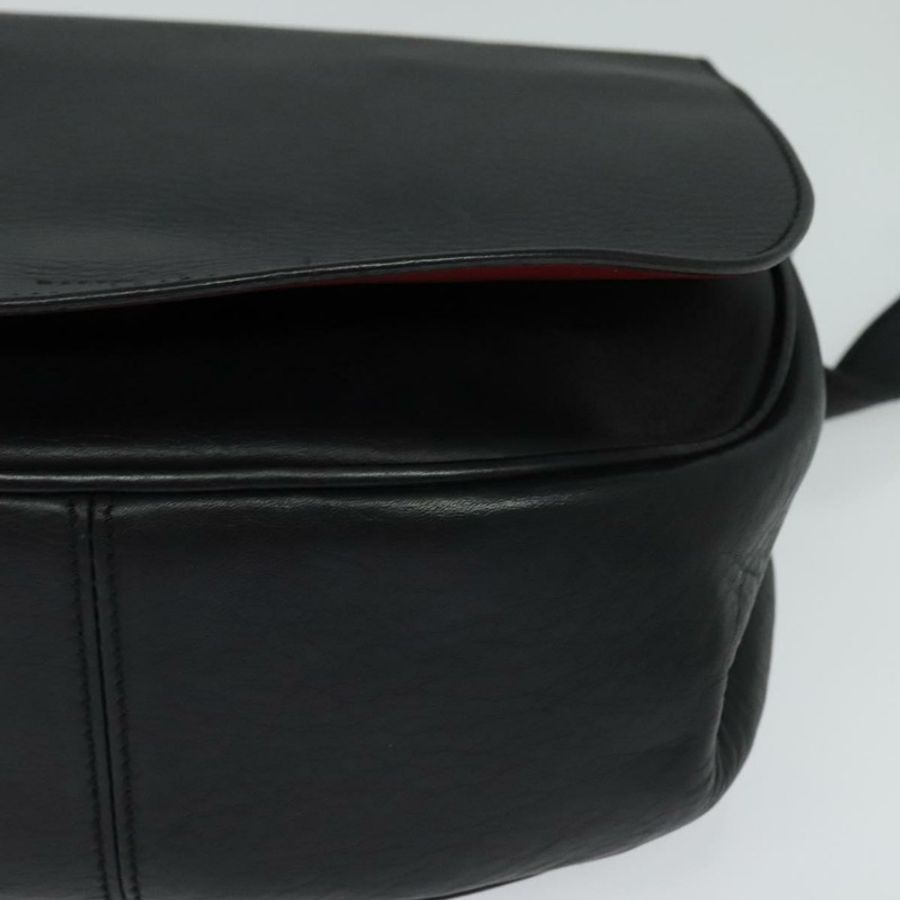 【日本直送】BALLY 黑色真皮單肩包 正品 sw183-14