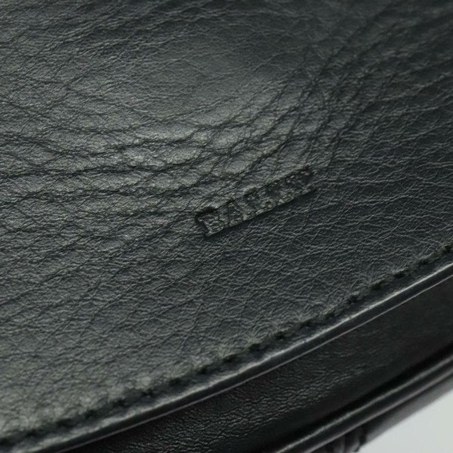 【日本直送】BALLY 黑色真皮單肩包 正品 sw183-17