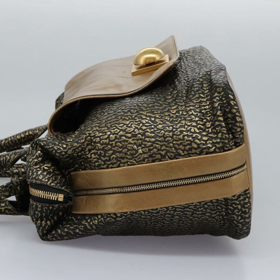 【日本直送】Chloe 皮革雙肩包 金色 正品 sw191-2