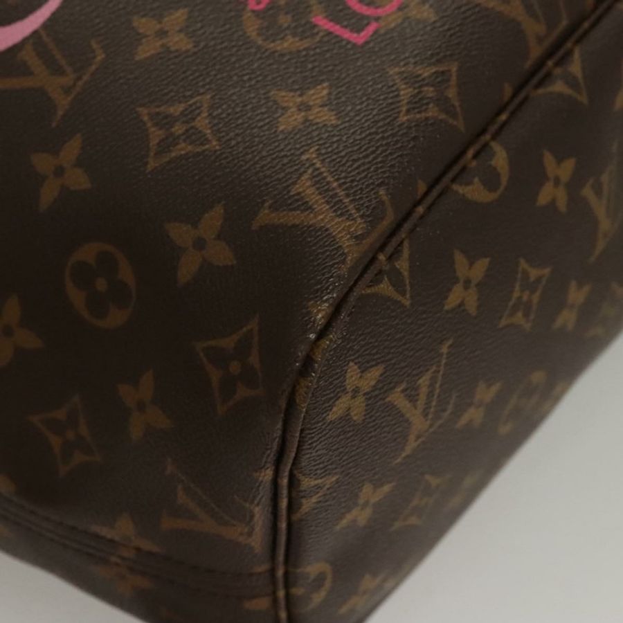 【日本直送】路易威登 Monogram V Line Neverfull MM 手提包 粉紅色 LV 正品 BD681A-14