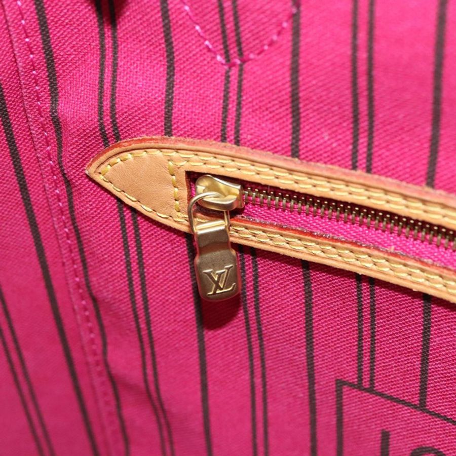 【日本直送】路易威登 Monogram V Line Neverfull MM 手提包 粉紅色 LV 正品 BD681A-24