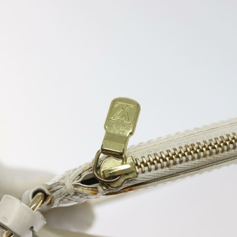 【日本直送】路易威登 Epi Stretch Delmonico 手拿包 米白色 M54603 LV 正品 EC848-8