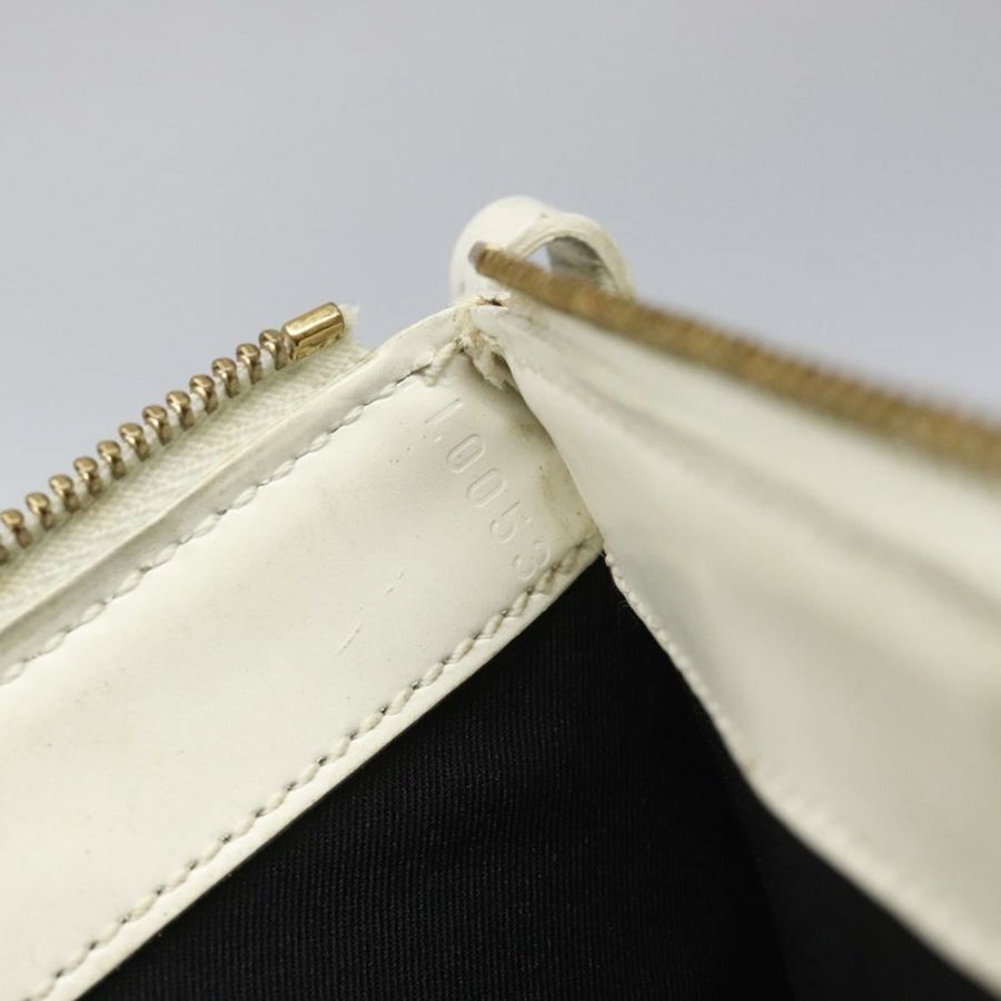 【日本直送】路易威登 Epi Stretch Delmonico 手拿包 米白色 M54603 LV 正品 EC848-11