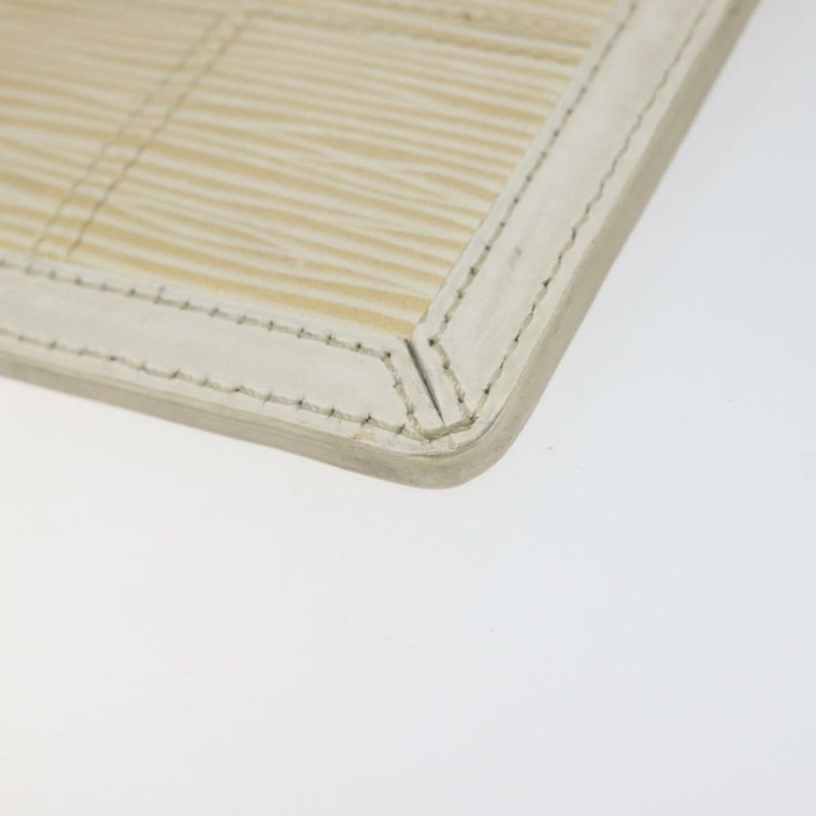 【日本直送】路易威登 Epi Stretch Delmonico 手拿包 米白色 M54603 LV 正品 EC848-15