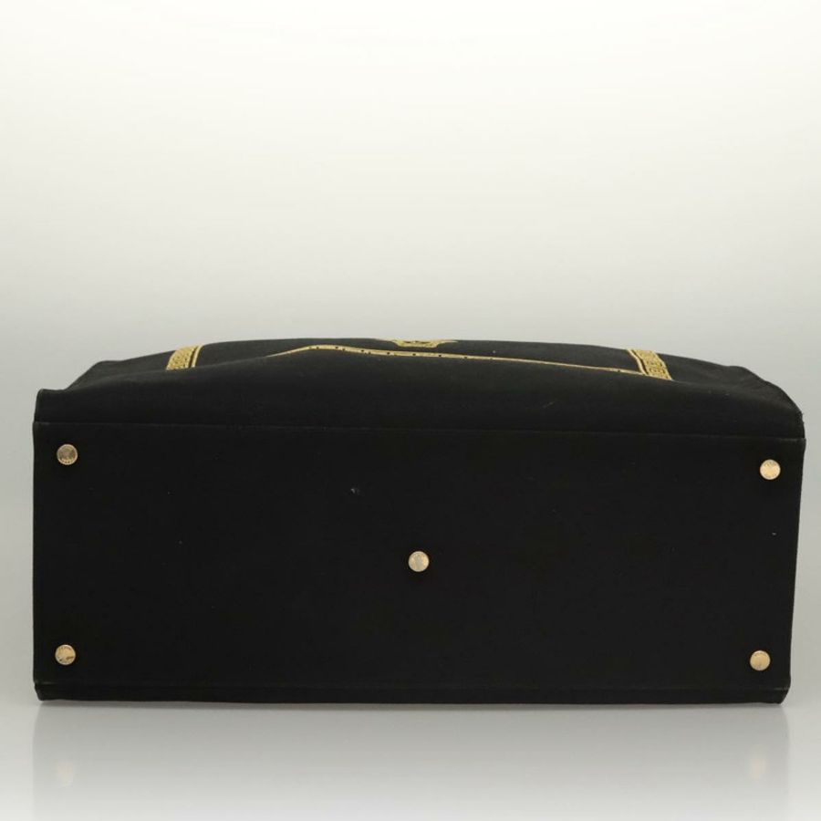【日本直送】FENDI VERSACE 聯名款 Fenderche 帆布托特包,黑色,兩用款,正品 bs23664-4