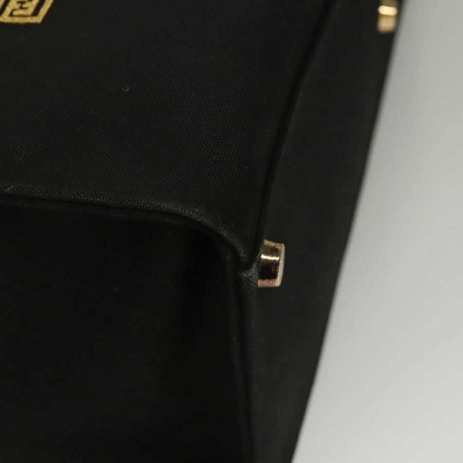 【日本直送】FENDI VERSACE 聯名款 Fenderche 帆布托特包,黑色,兩用款,正品 bs23664-8