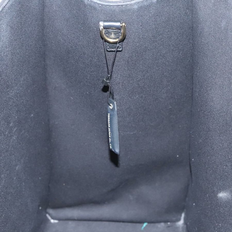 【日本直送】FENDI VERSACE 聯名款 Fenderche 帆布托特包,黑色,兩用款,正品 bs23664-18