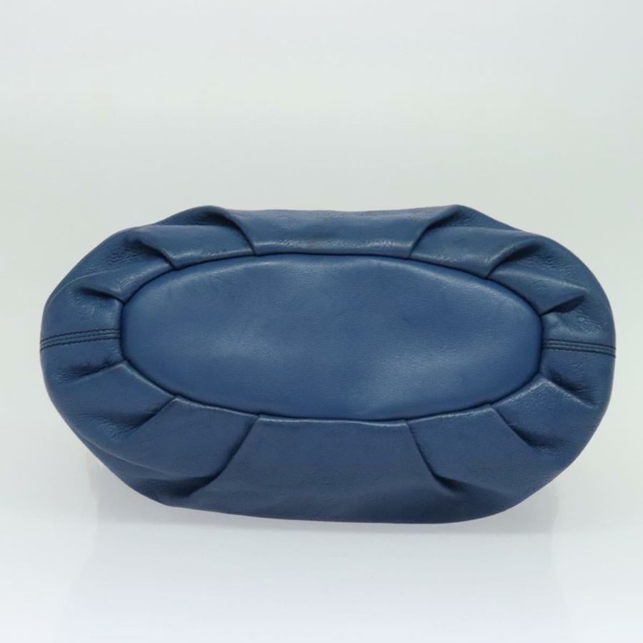 【日本直送】MCM Vicetos Logogram 手提包 皮革 2way 藍色棕色 正品 MY353-4