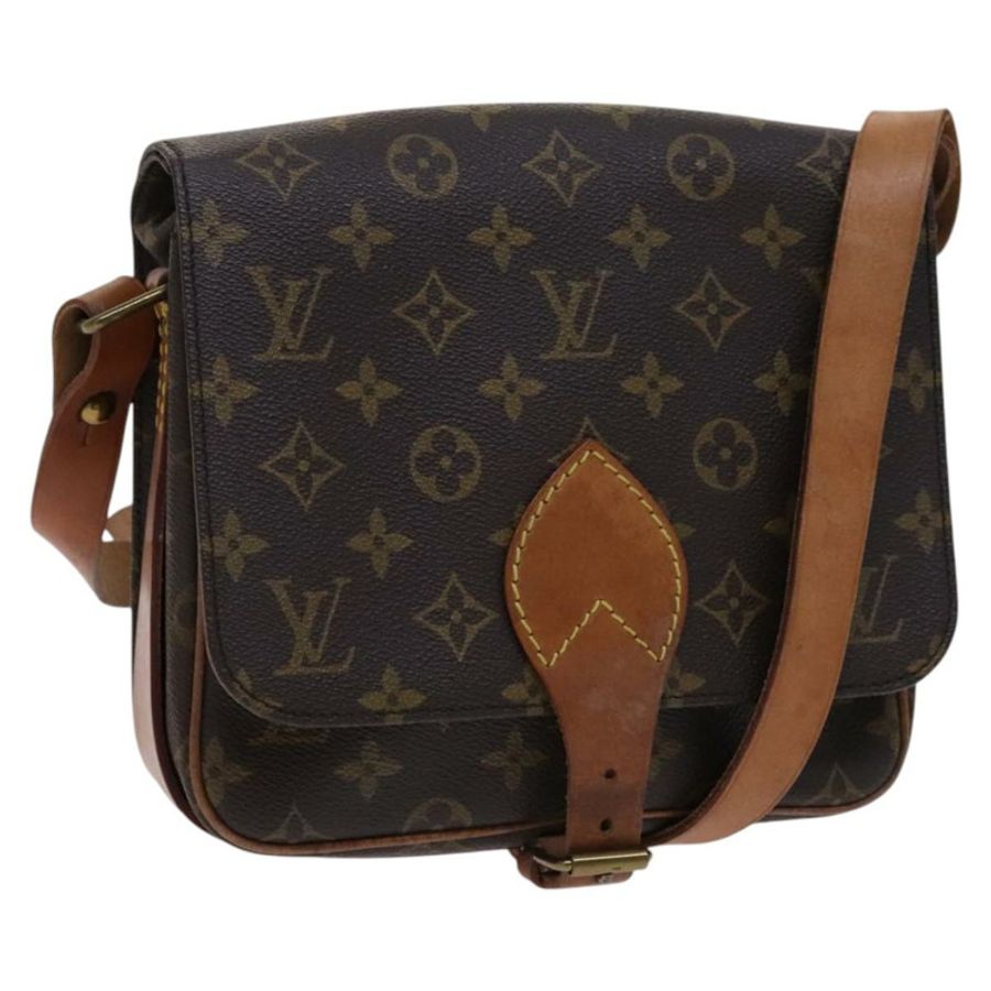 【日本直送】路易威登 Monogram Cartouchiere MM 肩背包 M51253 LV Auth MY282-0