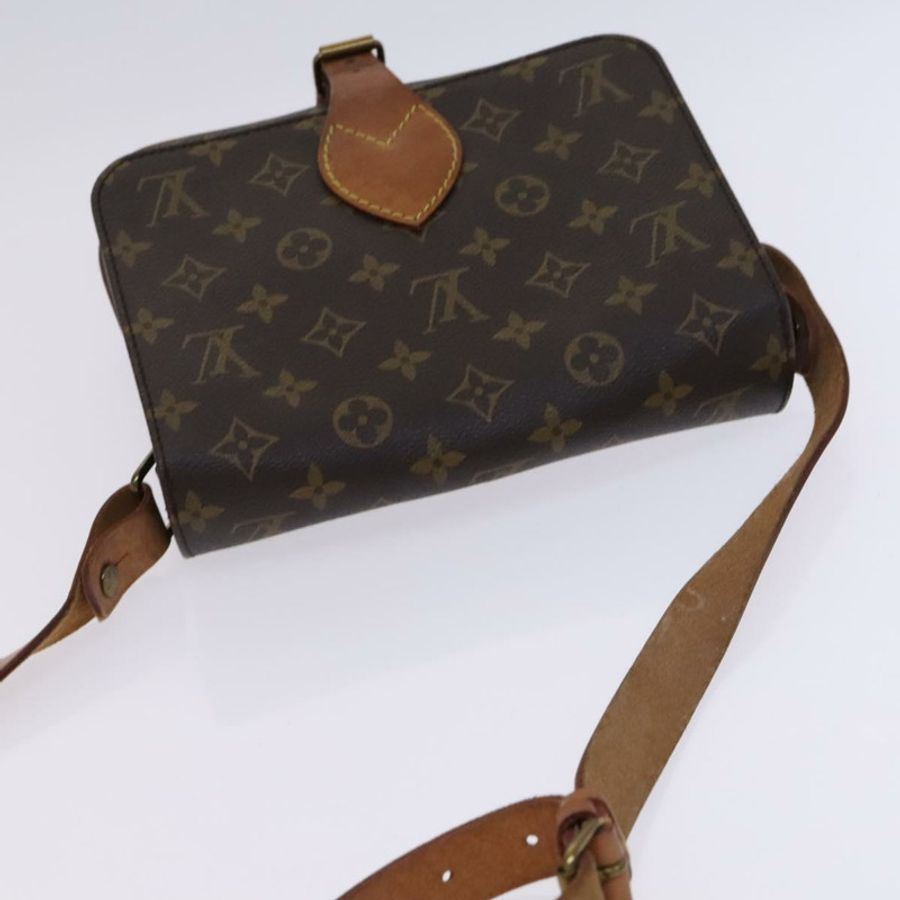 【日本直送】路易威登 Monogram Cartouchiere MM 肩背包 M51253 LV Auth MY282-5