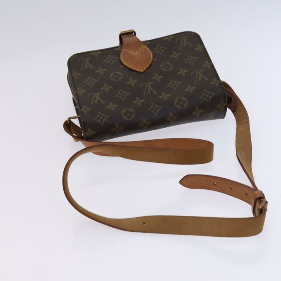 【日本直送】路易威登 Monogram Cartouchiere MM 肩背包 M51253 LV Auth MY282-6