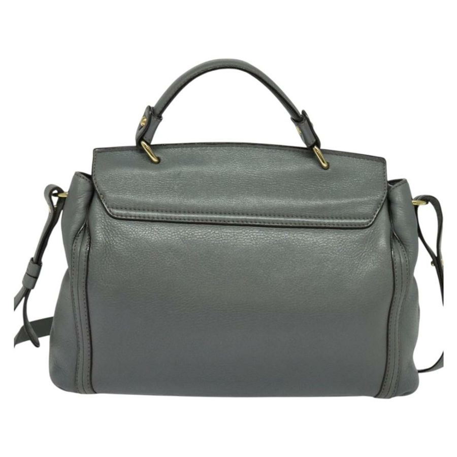 【日本直送】MCM 手提包 皮革 兩用 灰色 金色 正品 MY375-1