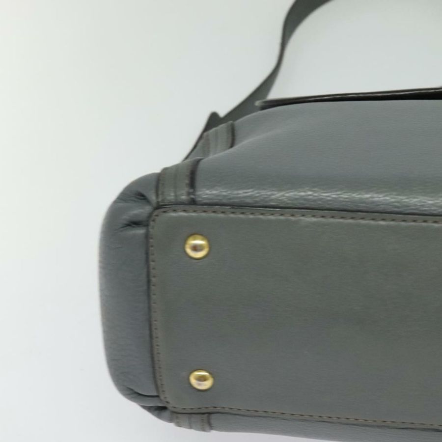 【日本直送】MCM 手提包 皮革 兩用 灰色 金色 正品 MY375-14