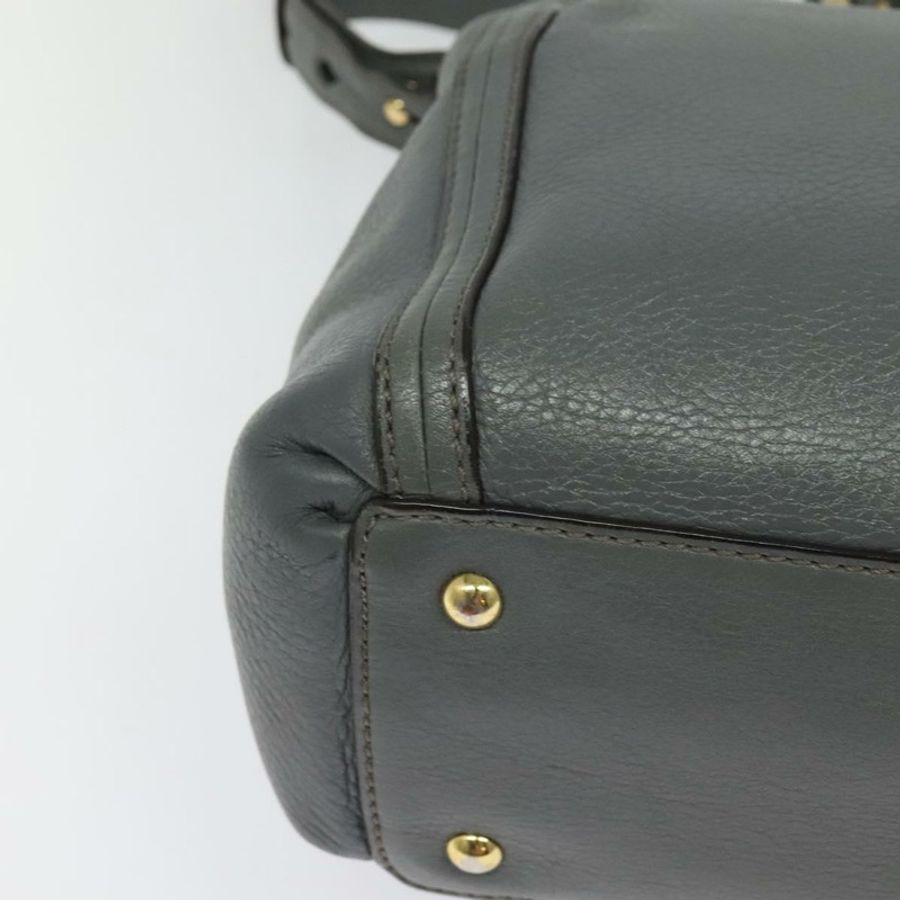 【日本直送】MCM 手提包 皮革 兩用 灰色 金色 正品 MY375-16